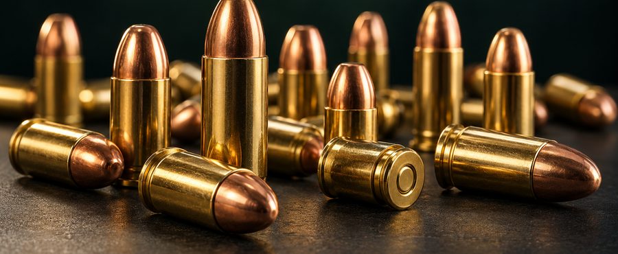 Munição 9mm e .380 encamisada
